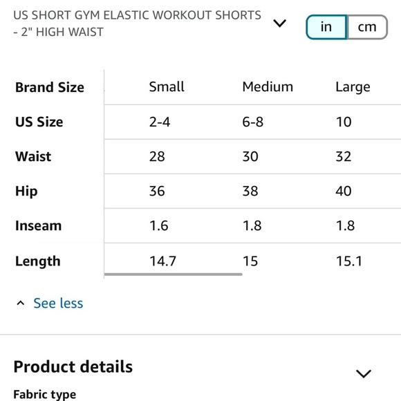 NWT Viral BMJL High Waisted Short w Liner - Picture 6 of 6